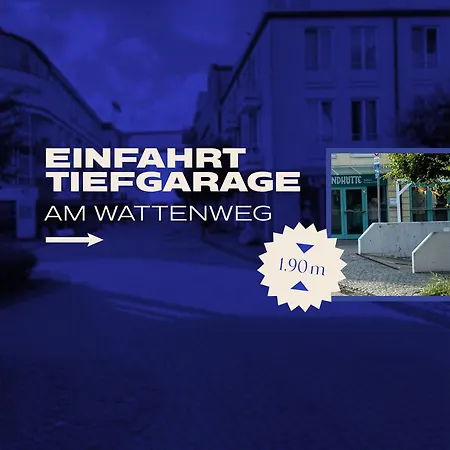 Cuxheaven - Modernes Studio-apartment Direkt Am Mit 65 Zoll Tv Und Tiefgarage In Duhnen Lejlighed *