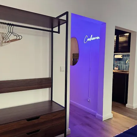 Cuxheaven - Modernes Studio-apartment Direkt Am Mit 65 Zoll Tv Und Tiefgarage In Duhnen * 쿡스하펜