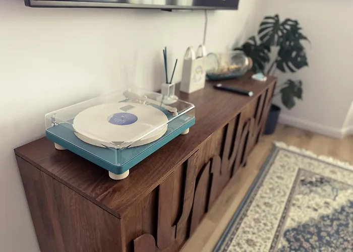 Cuxheaven - Modernes Studio-apartment Direkt Am Mit 65 Zoll Tv Und Tiefgarage In Duhnen Appartement Cuxhaven