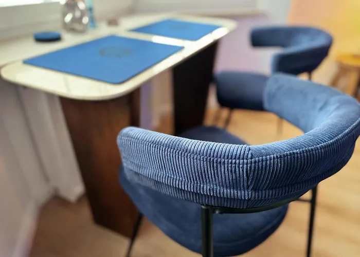 Cuxheaven - Modernes Studio-apartment Direkt Am Mit 65 Zoll Tv Und Tiefgarage In Duhnen Lejlighed Cuxhaven